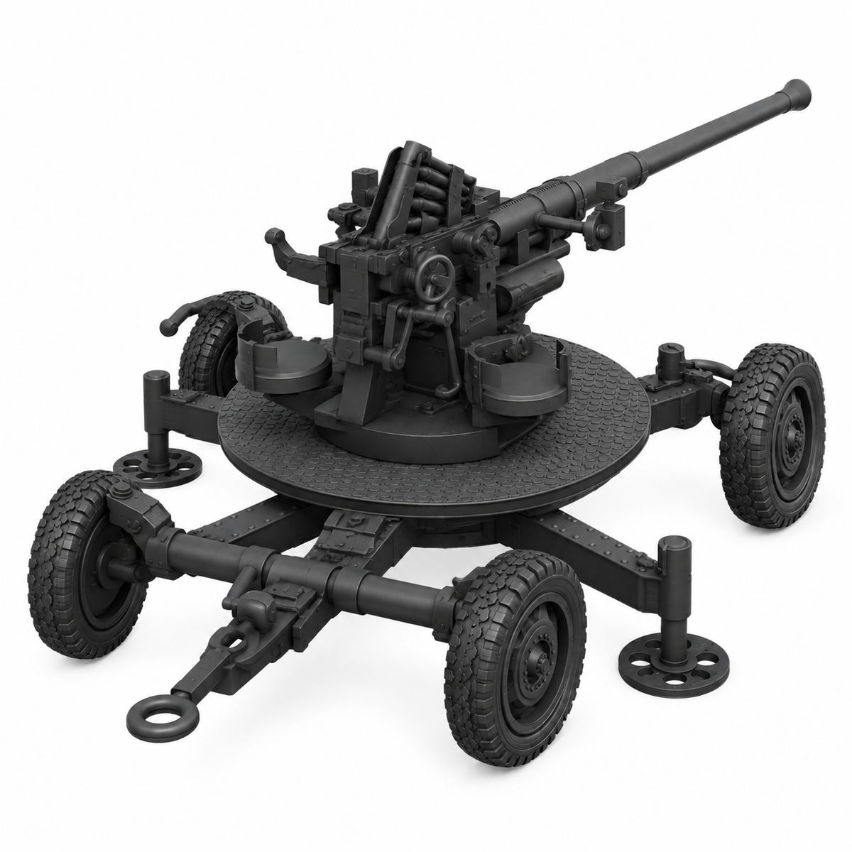 SSMODEL 1/72 1/144 Multi Scale Hungarian Bofors 40mm Resin MODEL KIT TSS0445 — detail view 3