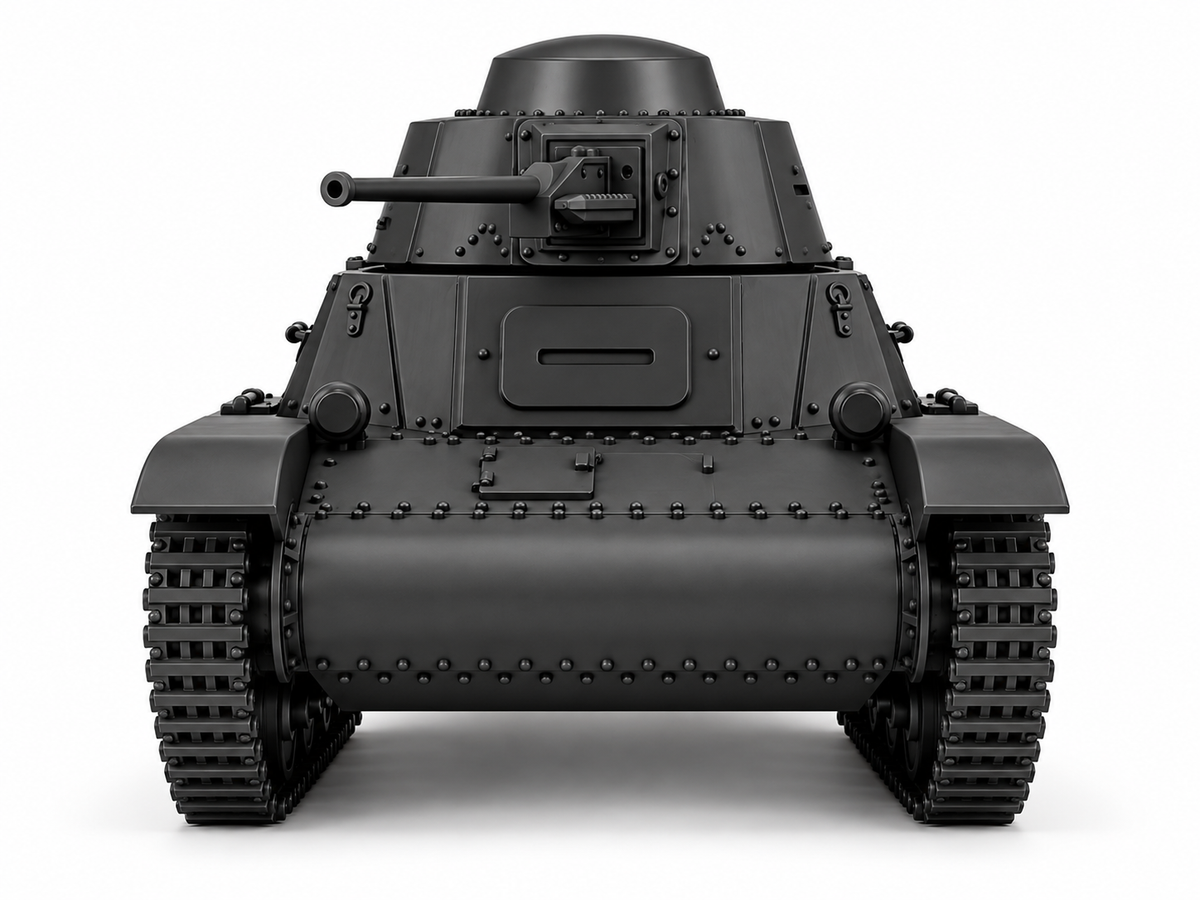 SSMODEL 1/72 1/144 Multi Scale Type 98 Ke-Ni Light Tank Resin MODEL kit TSS1400 — detail view 5