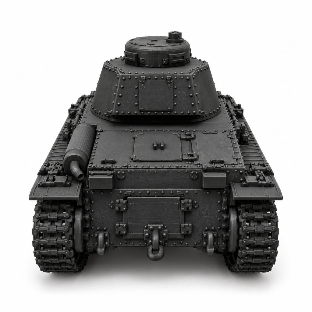 SSMODEL 1/72 1/144 Multi Scale Panzerkampfwagen 35t tank Model Kit TSS0272