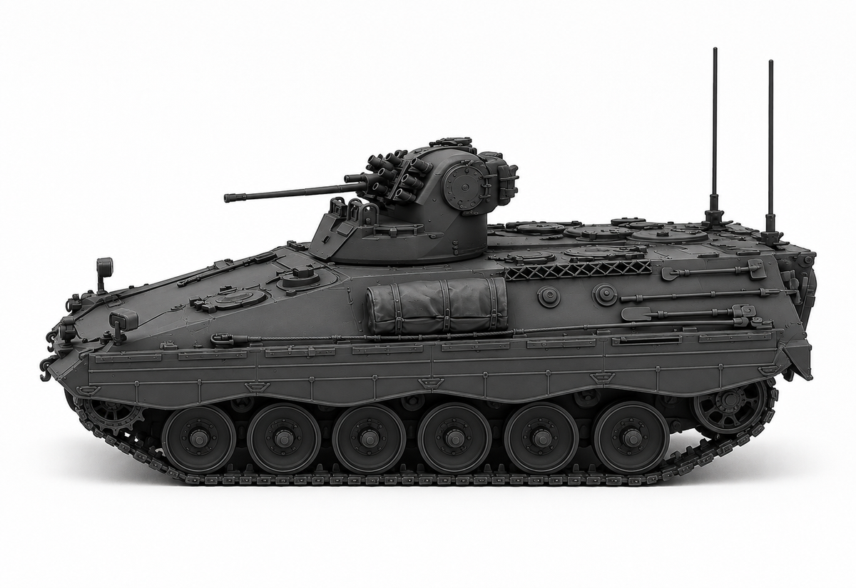 SSMODEL 1/72 1/144 Multi Scale Marder 1A2 Germany Cold war Tank MODEL TSS0673 — detail view 3