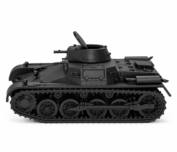SSMODEL 1/72 1/144 Multi Scale Panzer I Ausf.A Sd.Kfz.101 Tank MODEL kit TSS1159