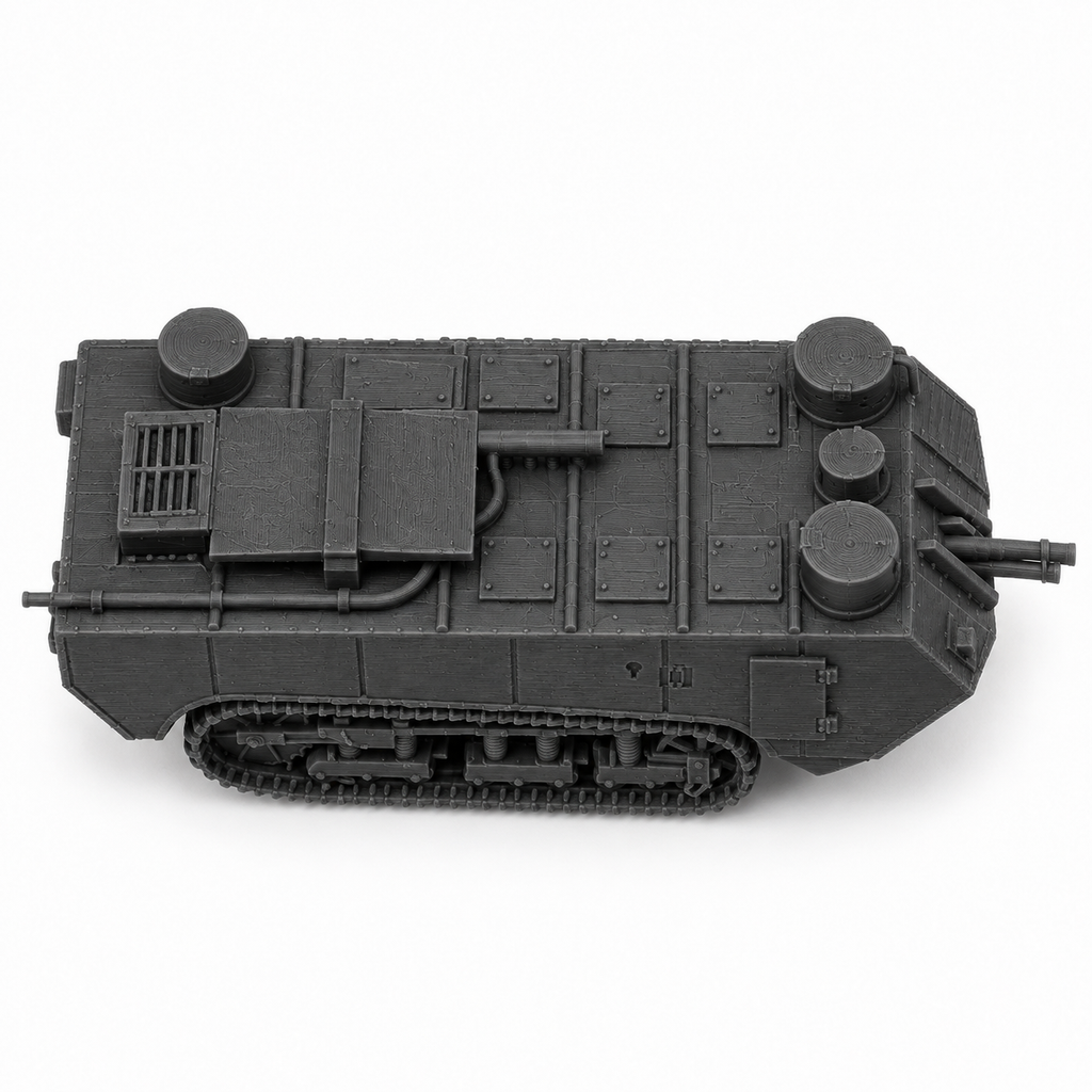 SSMODEL 1/72 1/144 Multi Scale Char Saint-Chamond WW1 Tank Resin Model TSS0728