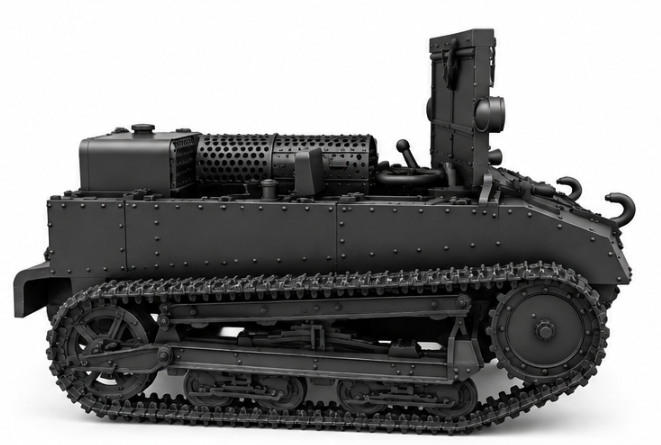 SSMODEL 1/72 1/144 C2P Artillery Tractor Poland Resin MODEL KIT TSS1462