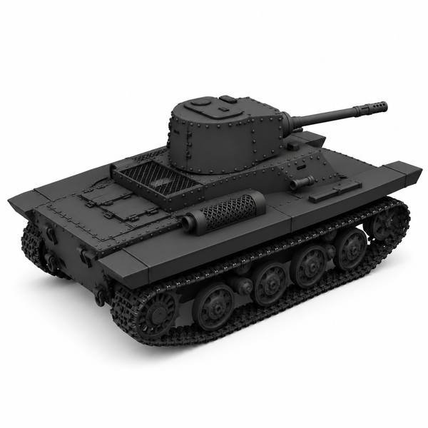 SSMODEL1/72 1/144 Multi Scale PZInż 130 Tank Resin Model Kit TSS0551