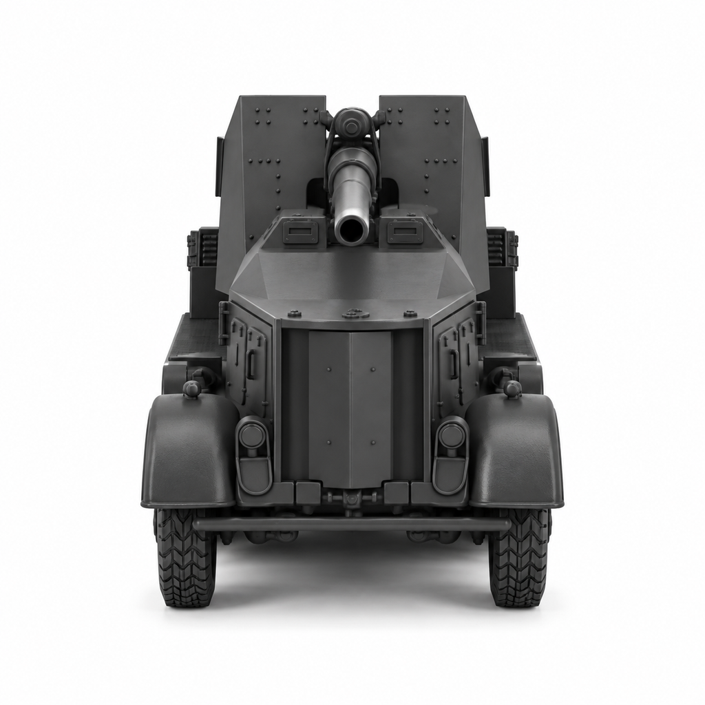 SSMODEL 1/72 1/144 Half-track Sd.Kfz.8 8.8cm Flak 18 Sf. Resin MODEL KIT TSS1531