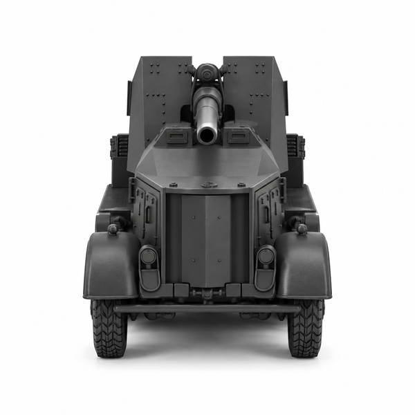 SSMODEL 1/72 1/144 Half-track Sd.Kfz.8 8.8cm Flak 18 Sf. Resin MODEL KIT TSS1531