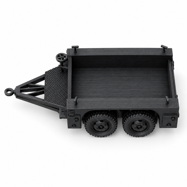 SSMODEL 1/72 1/144 WW2 M7 Trailer Tandem Axle 2-Ton 4-Wheel Resin Model TSS1082