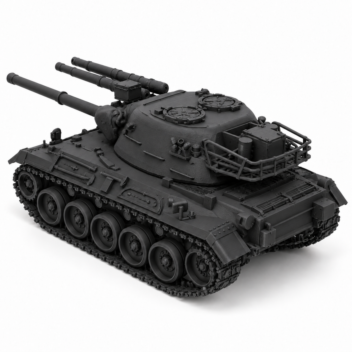 SSMODEL 1/72 1/144 Multi Scale Leopard 1 German coldwar MBT Resin Model TSS0454 — detail view 5