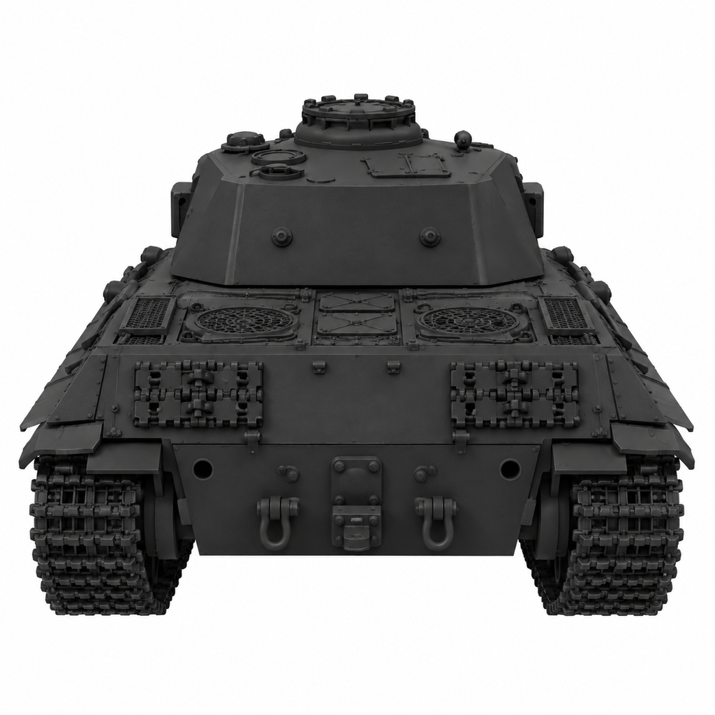 SSMODEL 1/72 1/144 Multi Scale TVP VTU German fictional tank model kit TSS0529