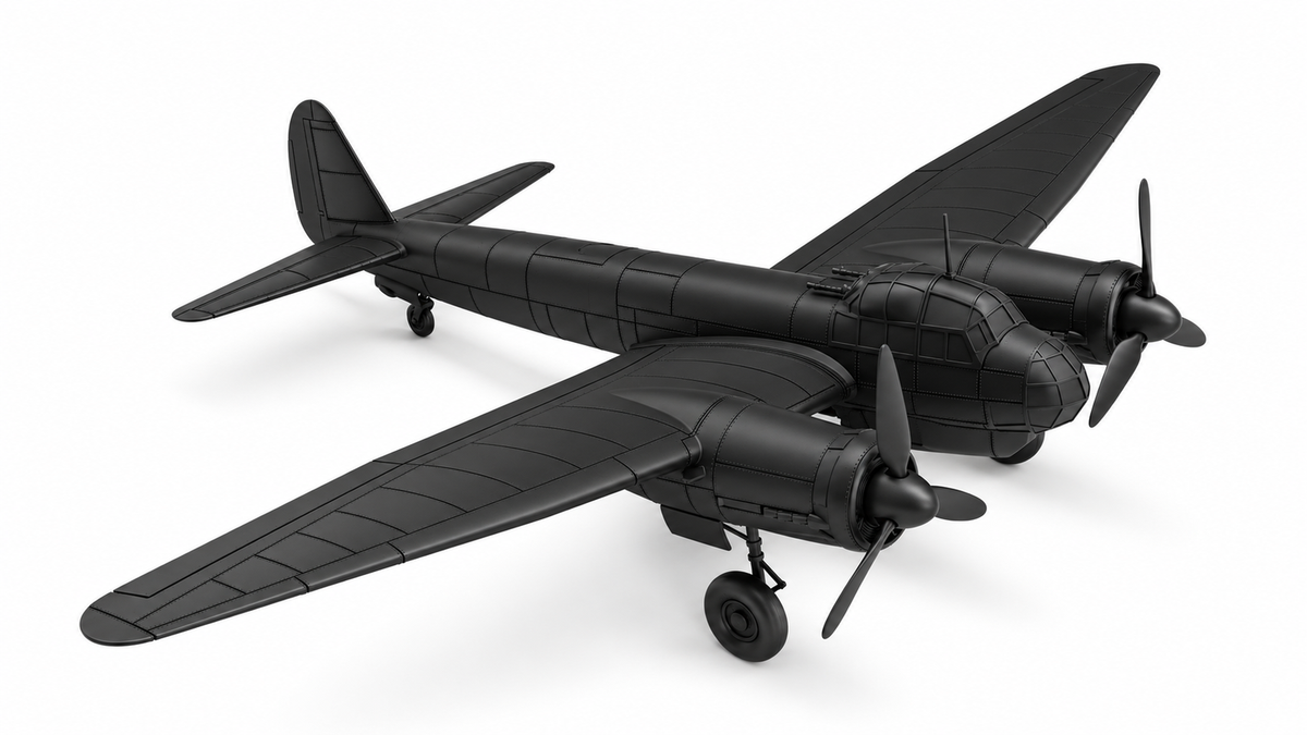 SSMODEL 1/72 Multi Scale Junkers Ju 87 B2 Stuka Germany WW2 MODEL kit RSS0005 — detail view 8