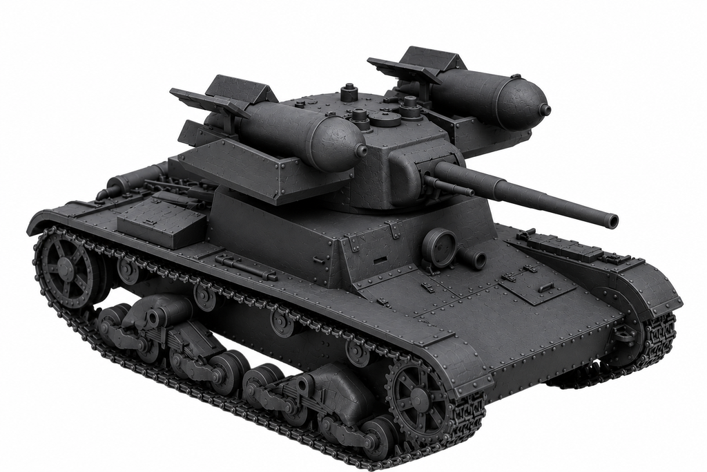 SSMODEL 1/72 1/144 Multi Scale RT-26 Soviet rocket tank Resin Model Kit TSS0062