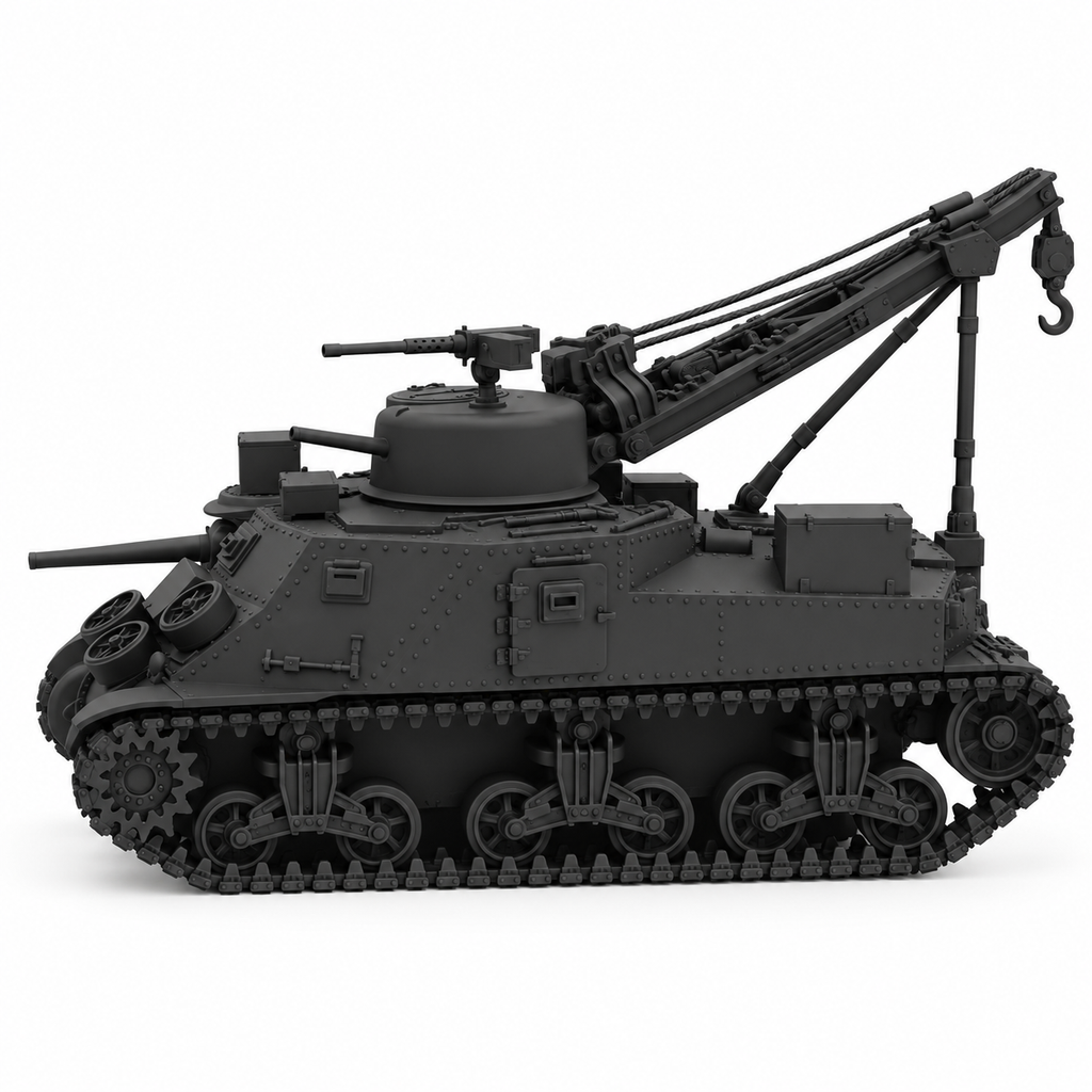SSMODEL 1/72 1/144 WWII US M31 Armored Recovery Vehicle Resin Model Kit TSS0884