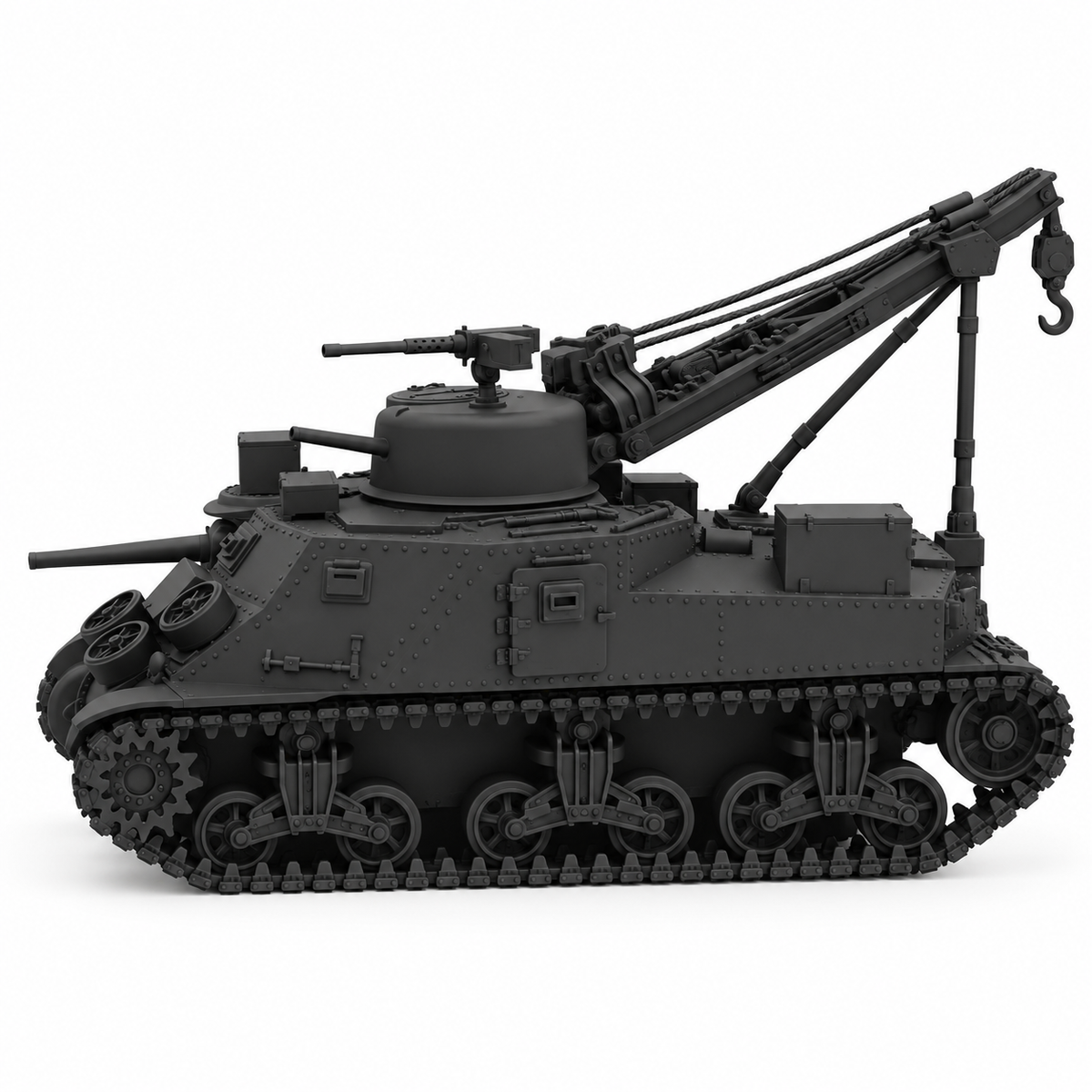 SSMODEL 1/72 1/144 WWII US M31 Armored Recovery Vehicle Resin Model Kit TSS0884 — detail view 3