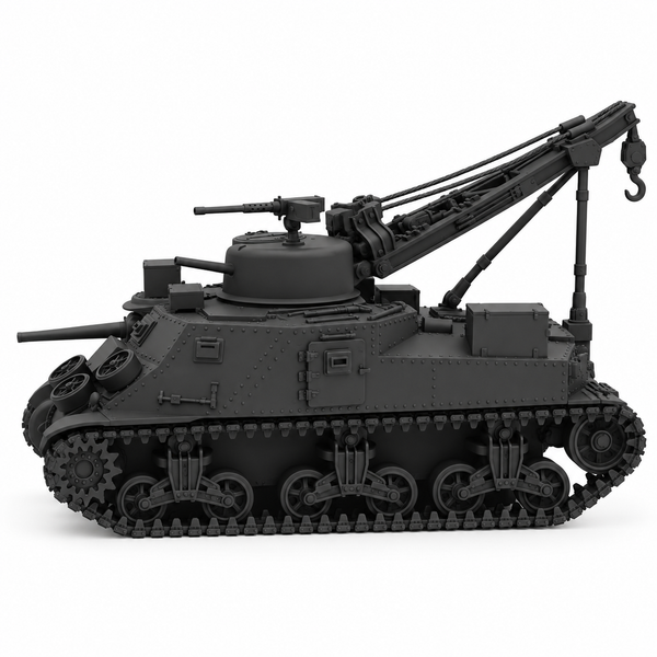 SSMODEL 1/72 1/144 WWII US M31 Armored Recovery Vehicle Resin Model Kit TSS0884