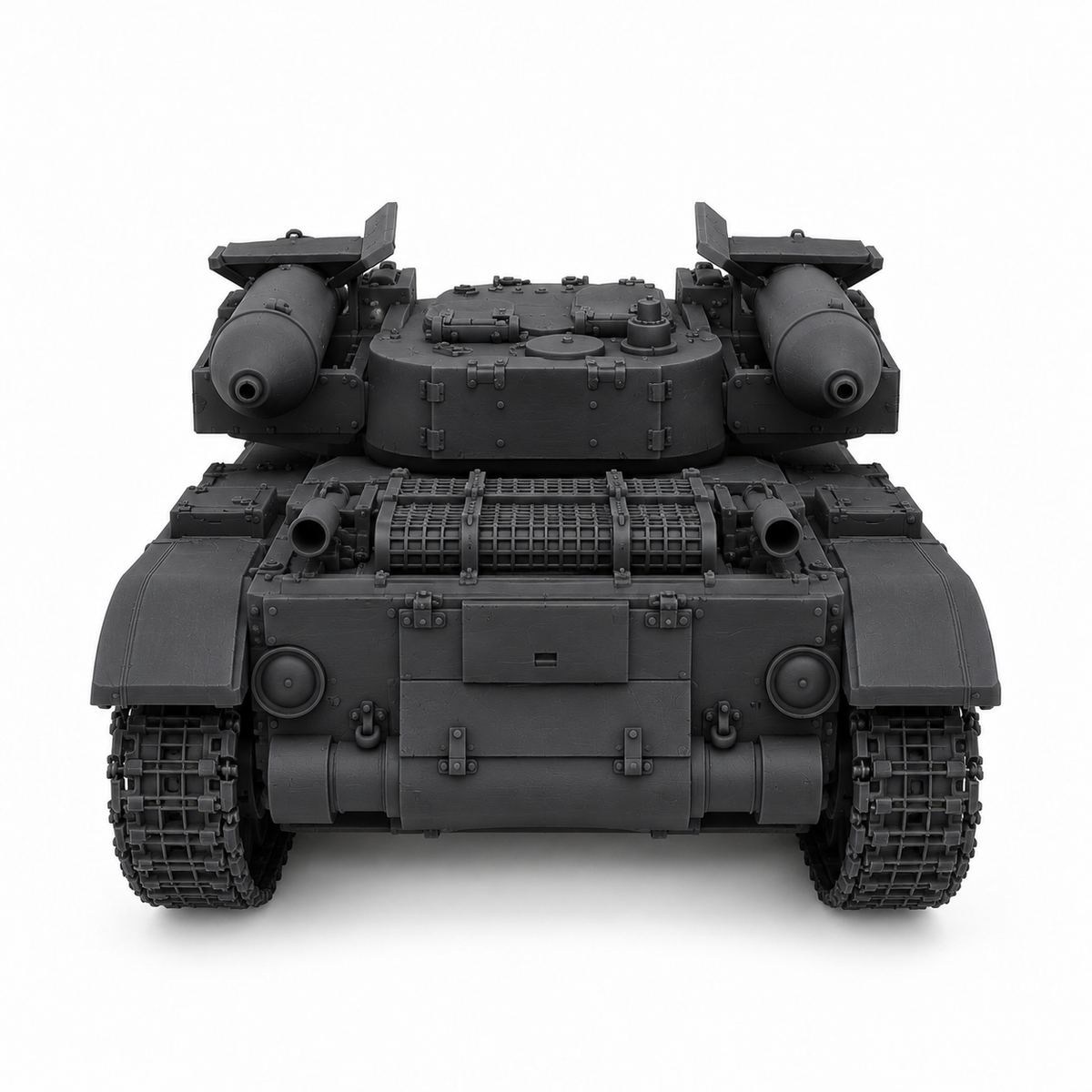 SSMODEL 1/72 1/144 Multi Scale RBT-7 Soviet fictional tank Resin Model TSS0156 — detail view 4