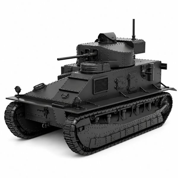 SSMODEL 1/72 1/144 Multi Scale Vickers Medium Tank Mk.II UK Resin MODEL TSS1403