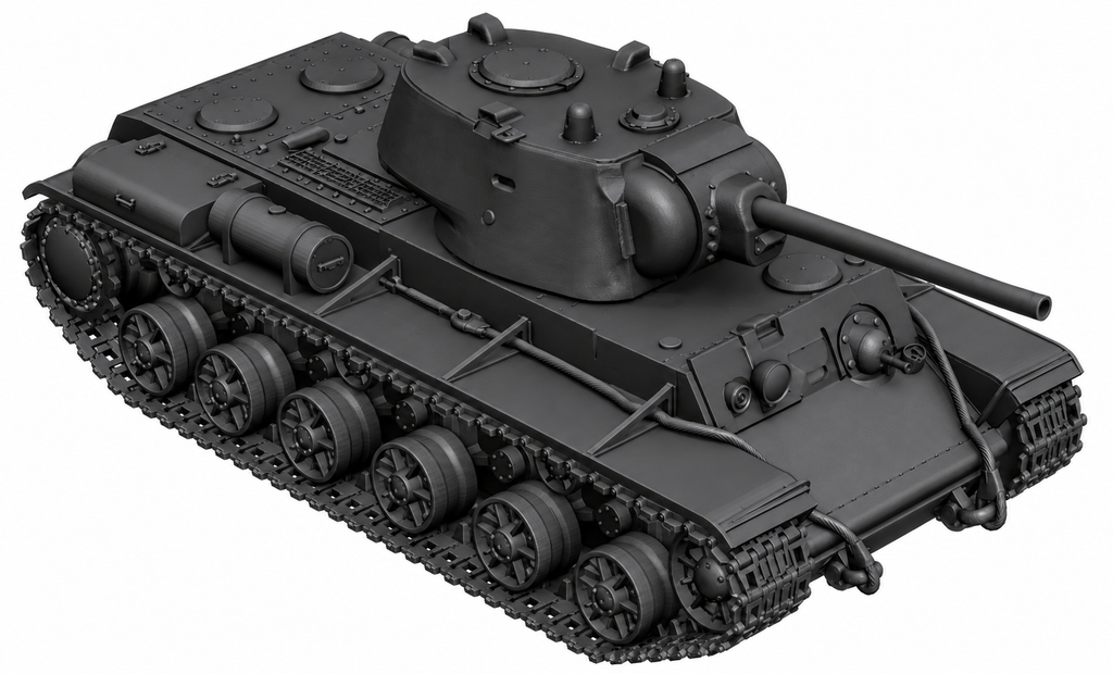 SSMODEL 1/72 1/144 Multi Scale KV-1 (ChKZ) Soviet heavy tank MODEL kit TSS0132