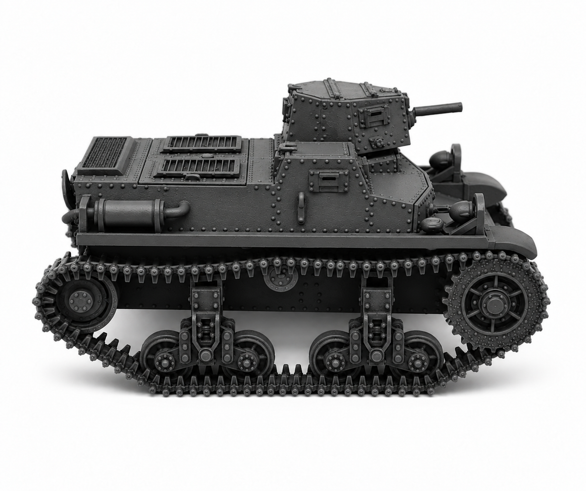 SSMODEL 1/72 1/144 Multi Scale Marmon Herrington CTLS-4TAС Tank MODEL TSS0676 — detail view 3
