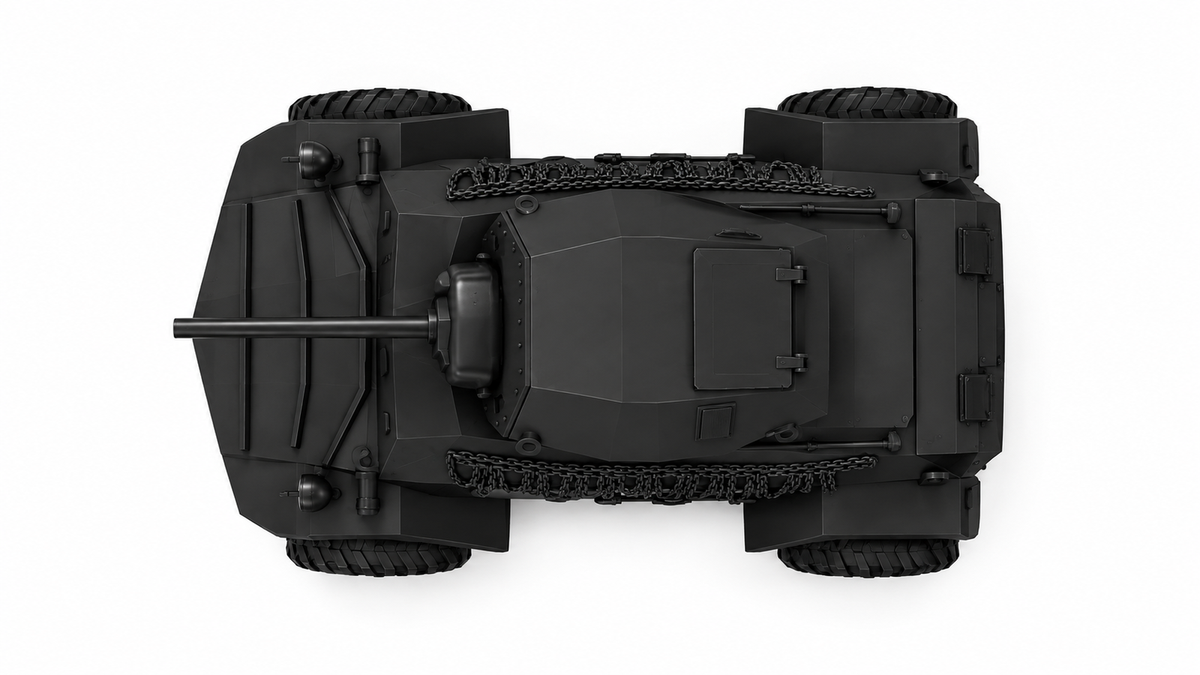 SSMODEL 1/72 1/144  Rhino heavy armoured car Australia Tank MODEL kit TSS1161 — detail view 5