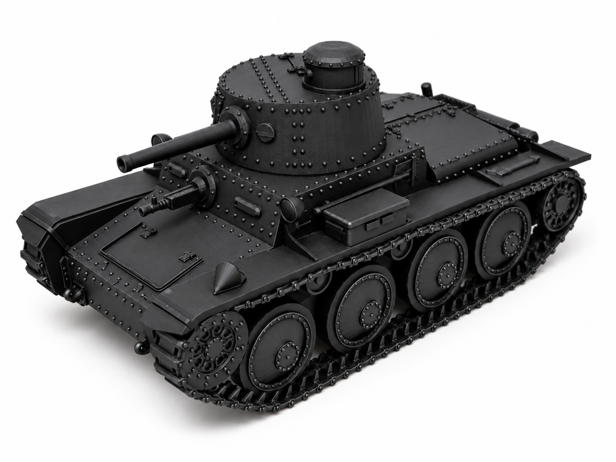 SSMODEL 1/72 1/144 Multi Scale TNH-P tank Resin Model Kit TSS0280 — detail view 7