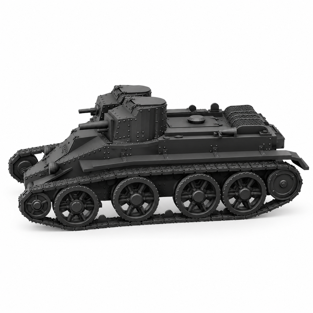 SSMODEL1/72 1/144 Multi Scale BT-4 Fictional Tank Resin Model Kit TSS0577