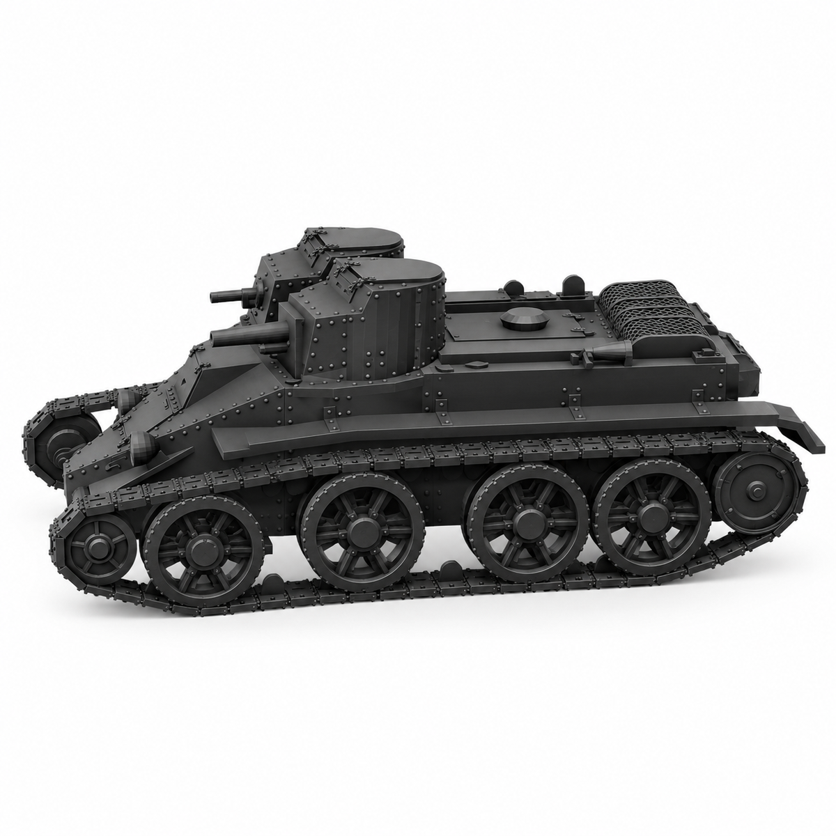 SSMODEL1/72 1/144 Multi Scale BT-4 Fictional Tank Resin Model Kit TSS0577 — detail view 3