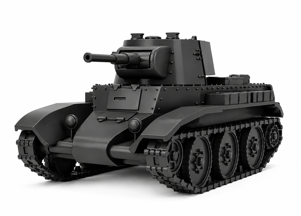 SSMODEL 1/72 1/144 BT-7 BT-7A Howitzer Version Cavalry Tank Resin MODEL TSS1473