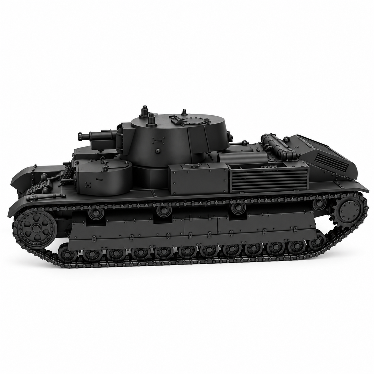 SSMODEL 1/72 1/144 Multi Scale T28 1940 with conical turret Resin MODEL TSS0977 — detail view 4