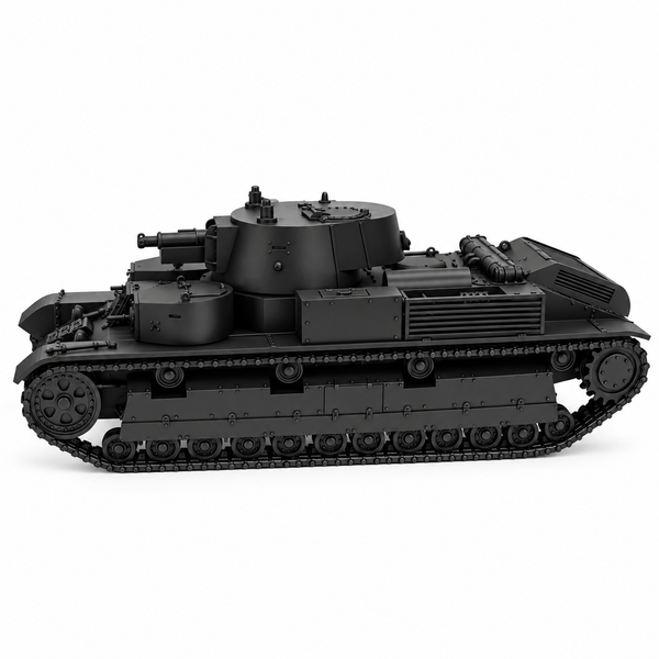 SSMODEL 1/72 1/144 Multi Scale T28 1940 with conical turret Resin MODEL TSS0977
