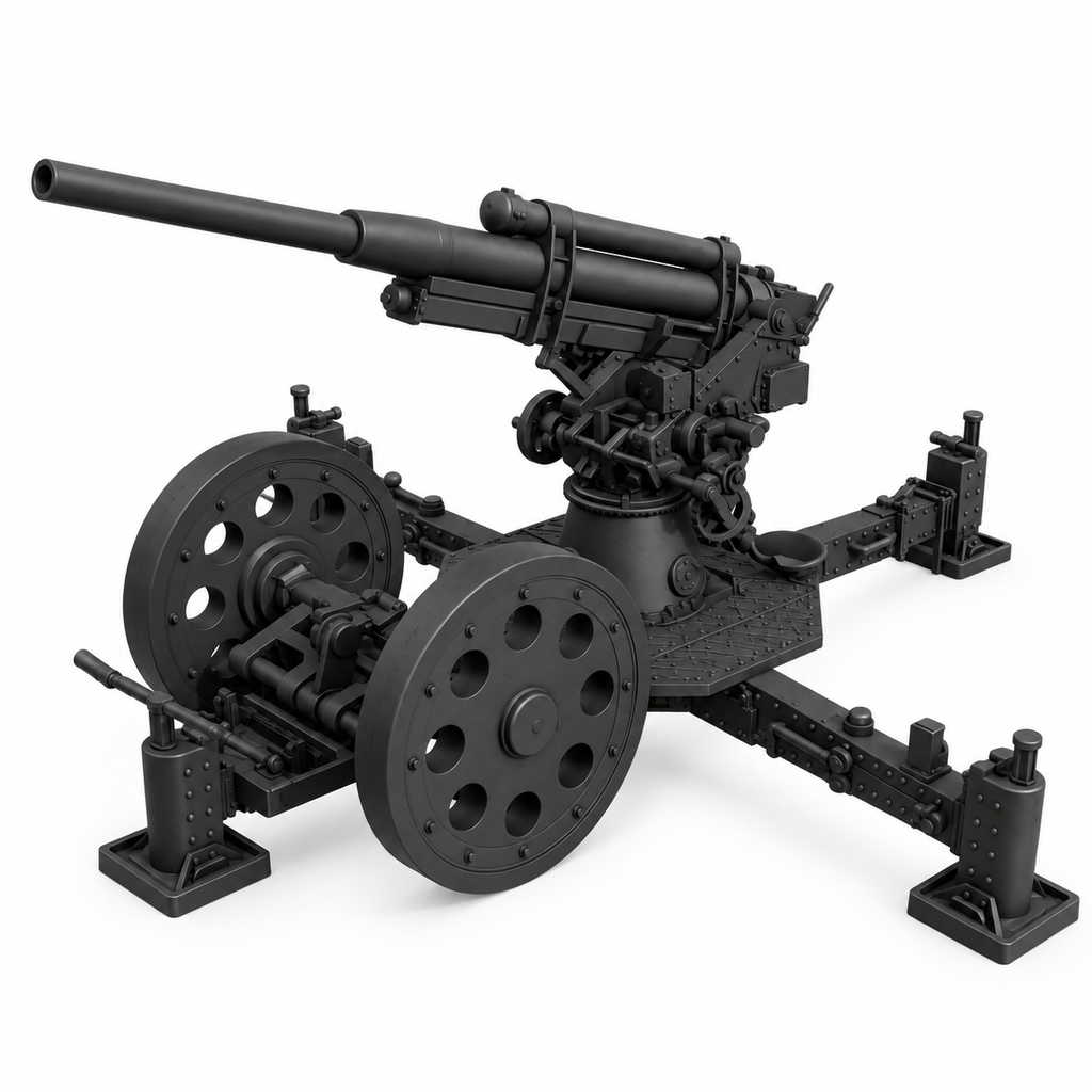 SSMODEL 1/72 1/144 Multi Scale 76mm air defense M1931 3K Resin MODEL KIT TSS0433