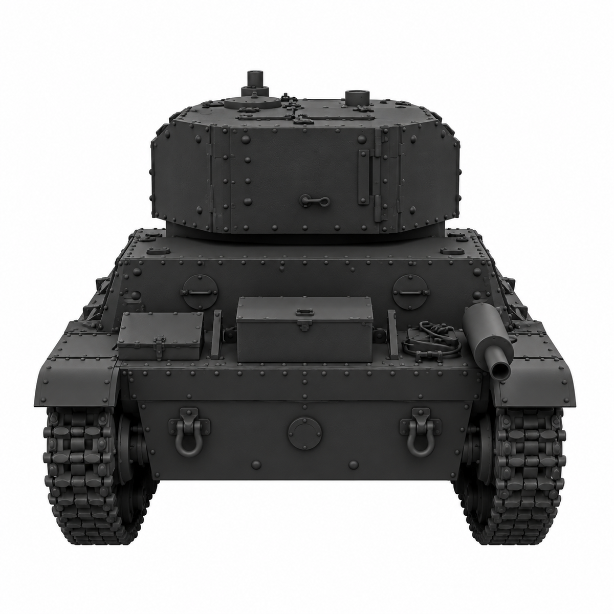 SSMODEL 1/72 1/144 Multi Scale T26E v3 Soviet light tank Resin Model Kit TSS0063 — detail view 4