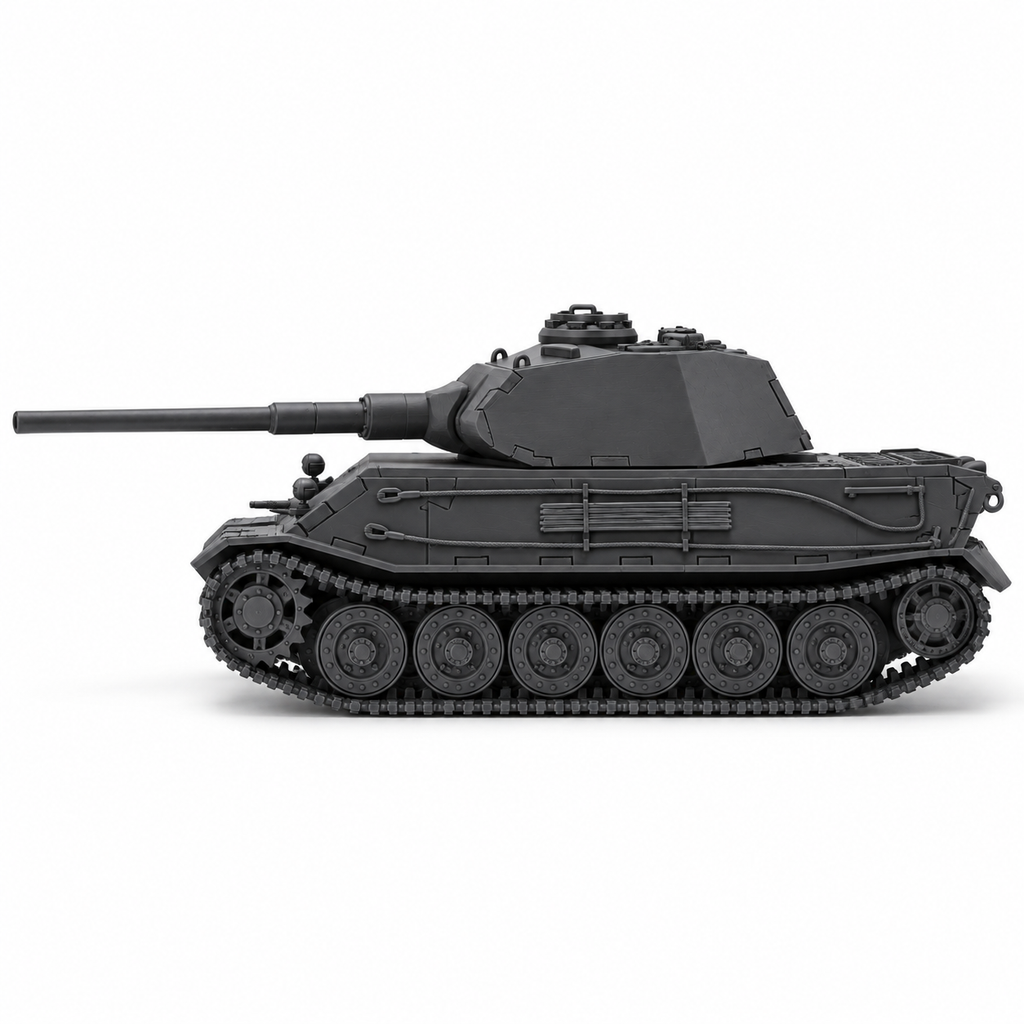 SSMODEL 1/72 1/144 Multi Scale Tiger II VK 45.02 P Tank Resin Model Kit TSS0912