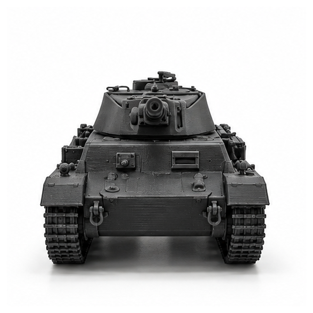 SSMODEL 1/72 1/144 WWII German Flakpanzer IV Kugelblitz AA Resin Model TSS1240 — detail view 7