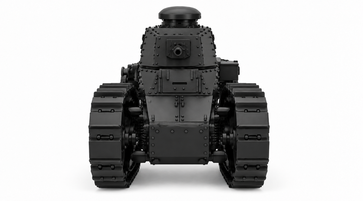 SSMODEL 1/72 1/144 Multi Scale M1917 Light Tank US Tank Resin MODEL kit TSS1157 — detail view 2