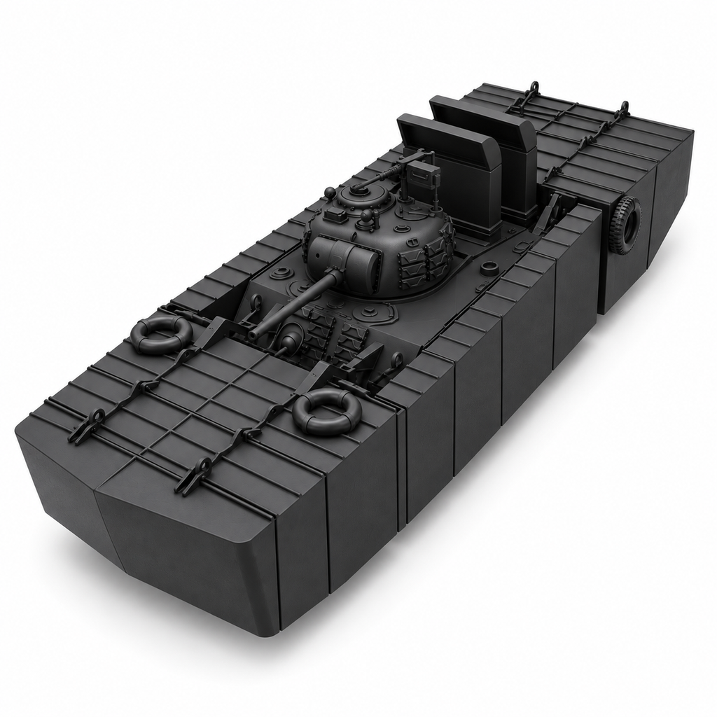 SSMODEL 1/72 1/144 Sherman M4 with the T6 Flotation device tMODEL kit TSS0694