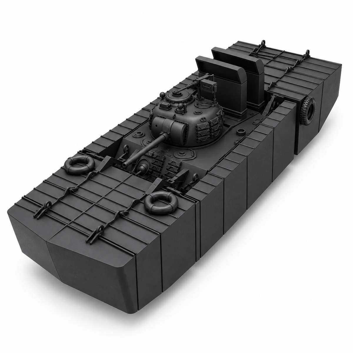 SSMODEL 1/72 1/144 Sherman M4 with the T6 Flotation device tMODEL kit TSS0694 — detail view 5