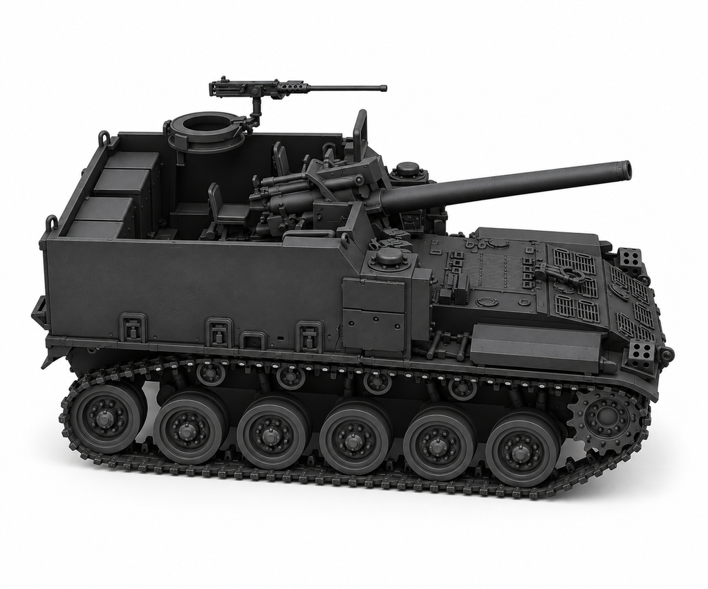 SSMODEL 1/72 1/144 Multi Scale M44 155mm SPH US Germany Tank MODEL kit TSS0668