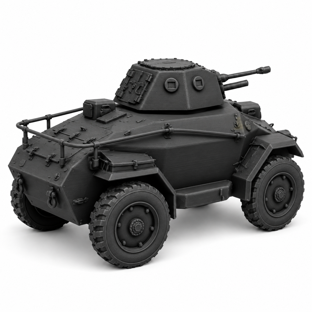 SSMODEL 1/72 1/144 Multi-Scale Hungarian WW2 17 Vehicles Resin Model Kit TSS0804
