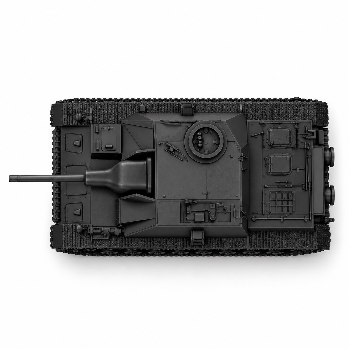 SSMODEL 1/72 1/144 Multi Scale STUG IV Sturmgeschutz IV Tank MODEL kit TSS1356 — detail view 3
