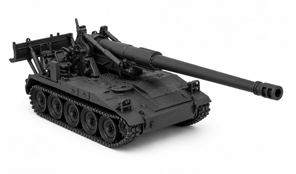 SSMODEL 1/72 1/144 Multi Scale M110A2 203mm US Cold war Tank MODEL kit TSS0667