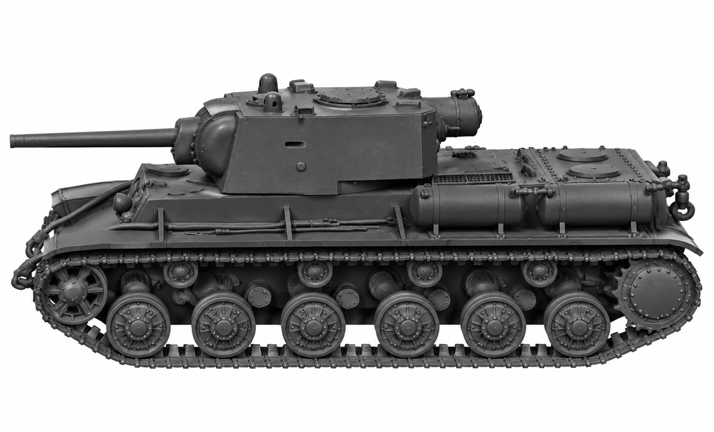 SSMODEL 1/72 1/144 Multi Scale Object 232 KV-12 Soviet tank MODEL kit TSS0109