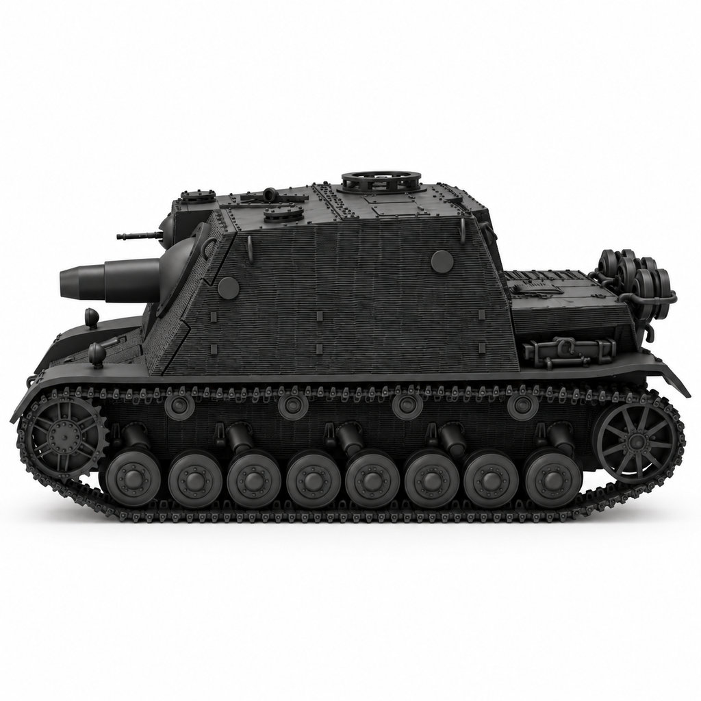 SSMODEL 1/72 1/144 Sturmpanzer IV Brummbar ZIMMERIT option Resin MODEL TSS0965
