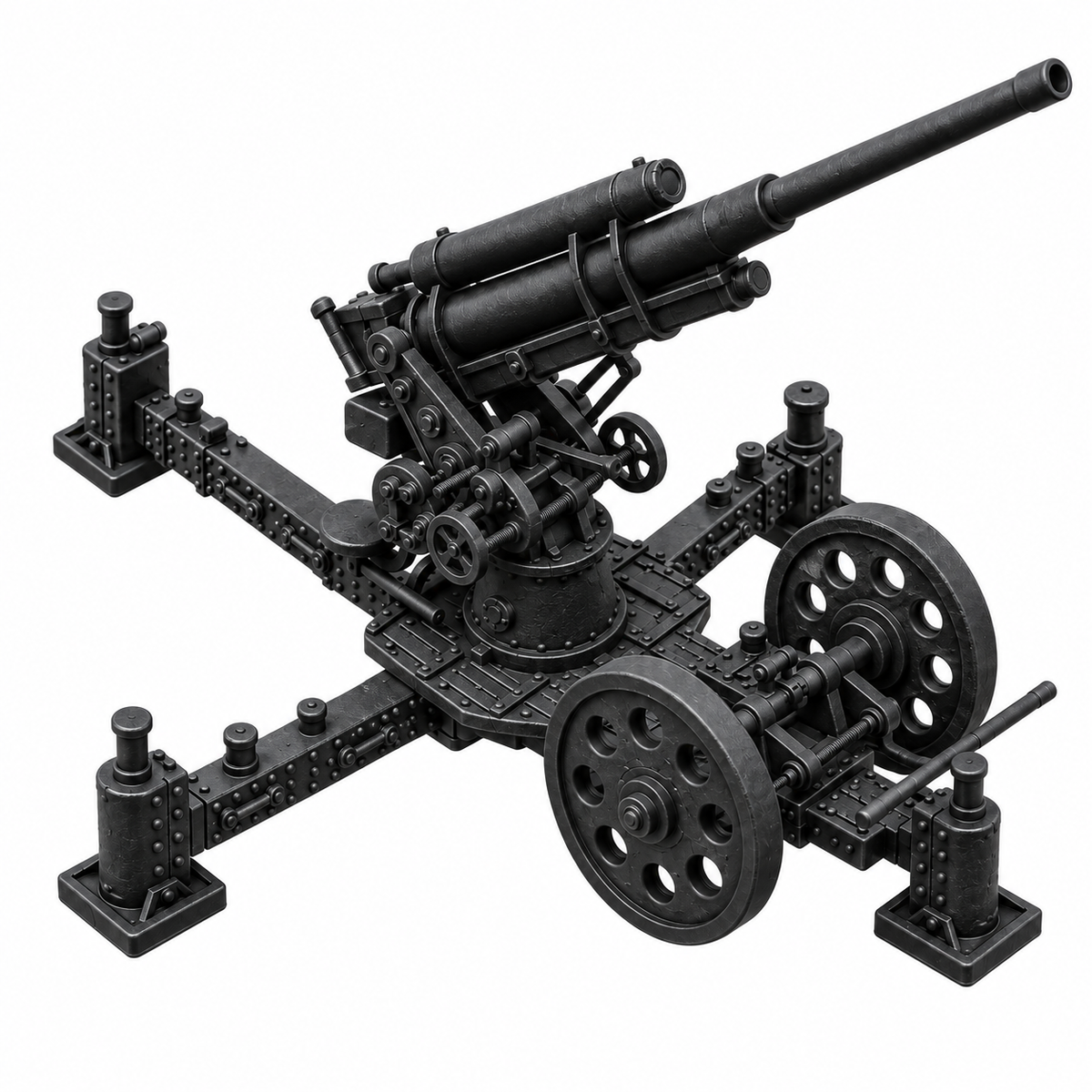 SSMODEL 1/72 1/144 Multi Scale 76mm M1931 3-K Air Defense Tank MODEL kit TSS0011 — detail view 5