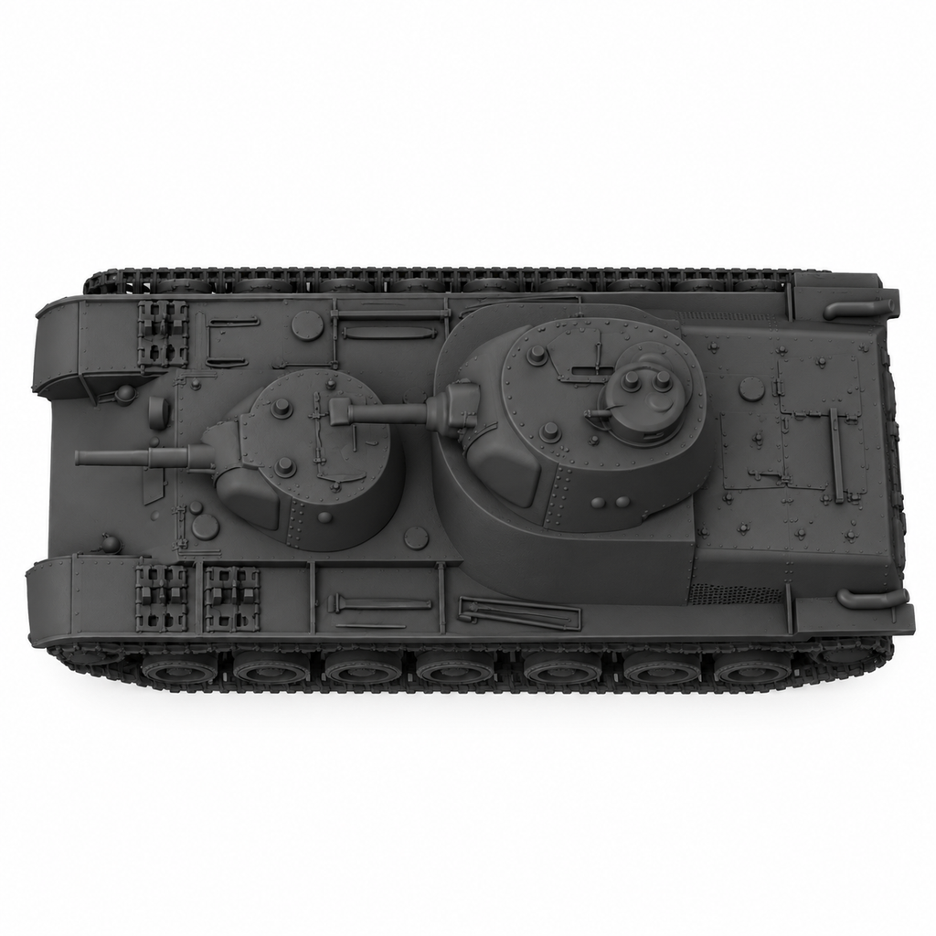 SSMODEL 1/72 1/144 Multi Scale T-100 Tank Resin MODEL kit TSS0039