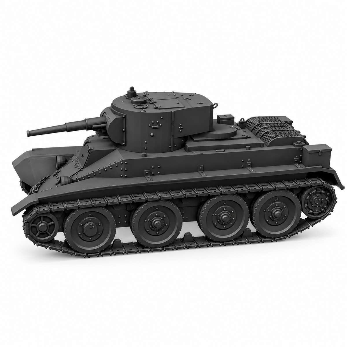 SSMODEL1/72 1/144 Multi Scale BT-5 late Tank Resin Model Kit TSS0575 — detail view 3