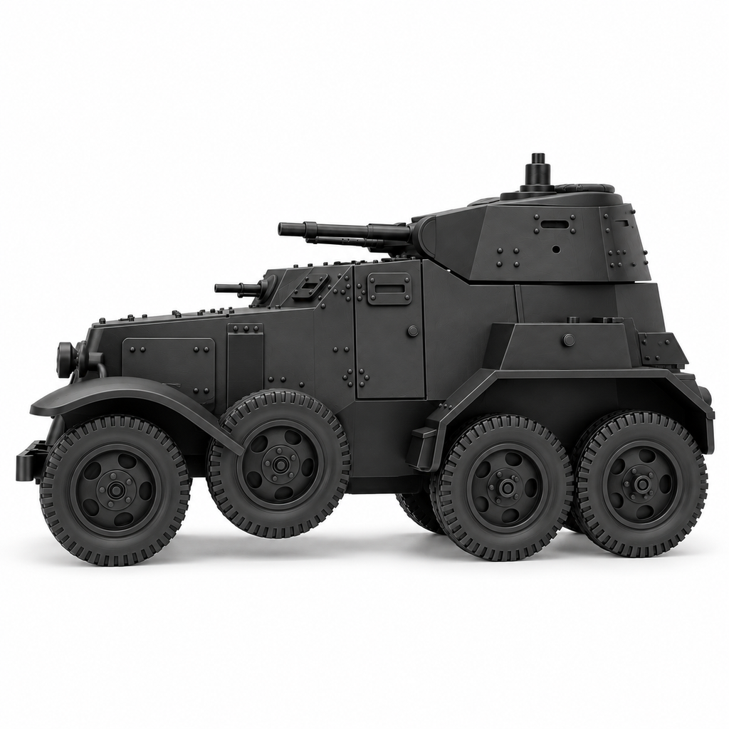 SSMODEL 1/72 1/144 Beutespahwagen BA10M mit 2c Kw 30 L55 Resin Model Kit TSS0768