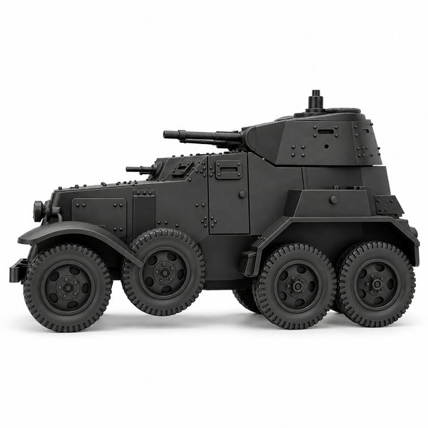 SSMODEL 1/72 1/144 Beutespahwagen BA10M mit 2c Kw 30 L55 Resin Model Kit TSS0768