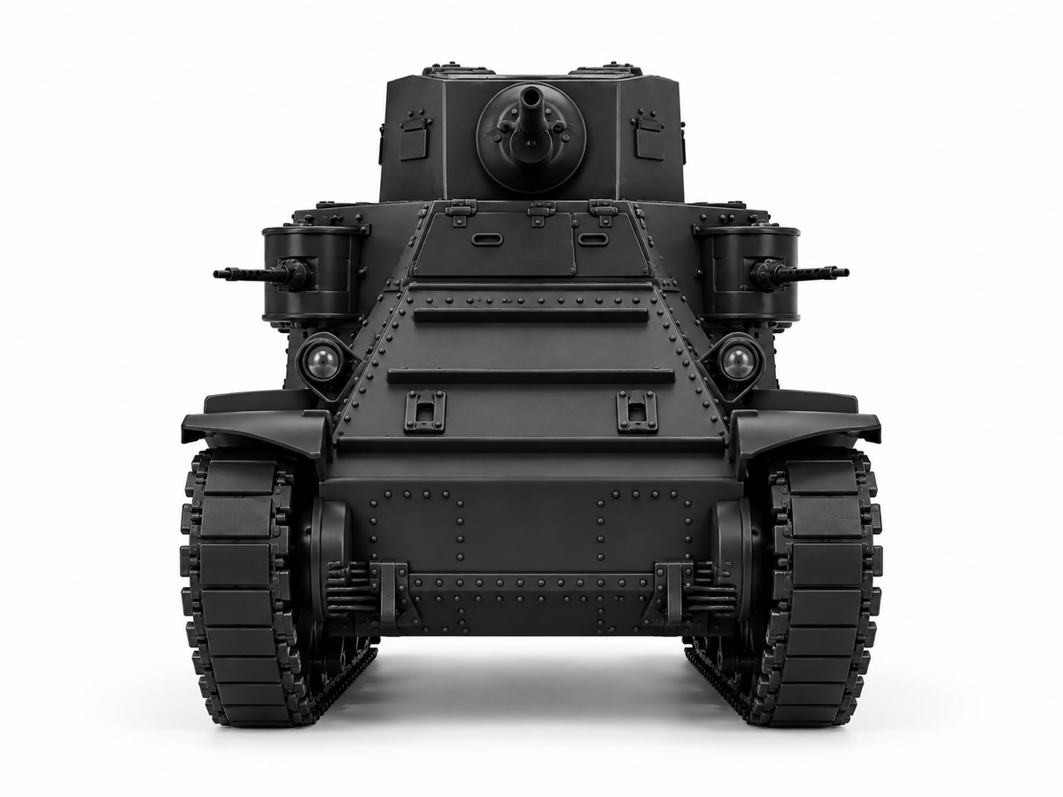 SSMODEL 1/72 1/144 Multi Scale M2A1 Medium tank US WW2 Tank MODEL kit TSS1128 — detail view 3