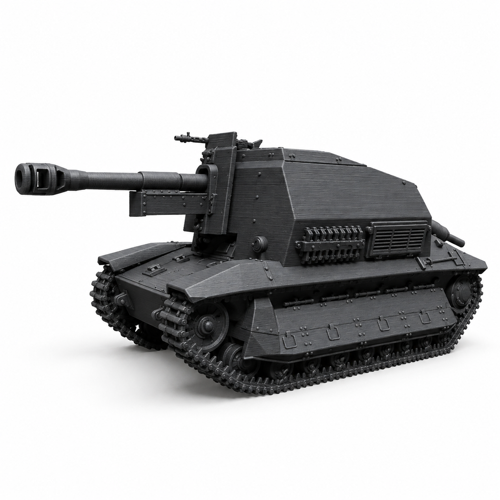 SSMODEL 1/72 1/144 10.5cm leFH 16FCM WWI Tracked Vehicle Resin MODEL KIT TSS0736