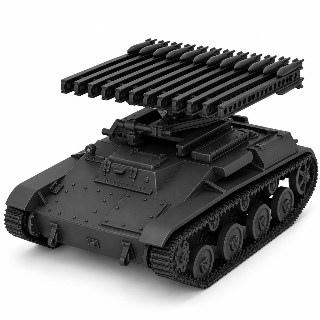 SSMODEL 1/72 1/144 BM-8-24 T60 Katyusha rocket launcher Resin MODEL KIT TSS1500